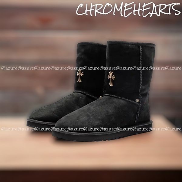 クロムハーツ ugg ムートンブーツ 偽物◇chクロス♪uggコラボ ムートン