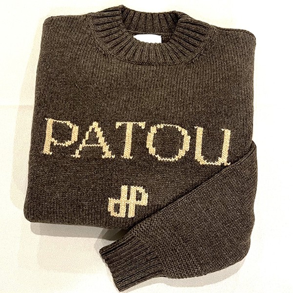 PATOU 偽物 ウール&カシミア ロゴセーター 2色 pa00001-スーパーコピー