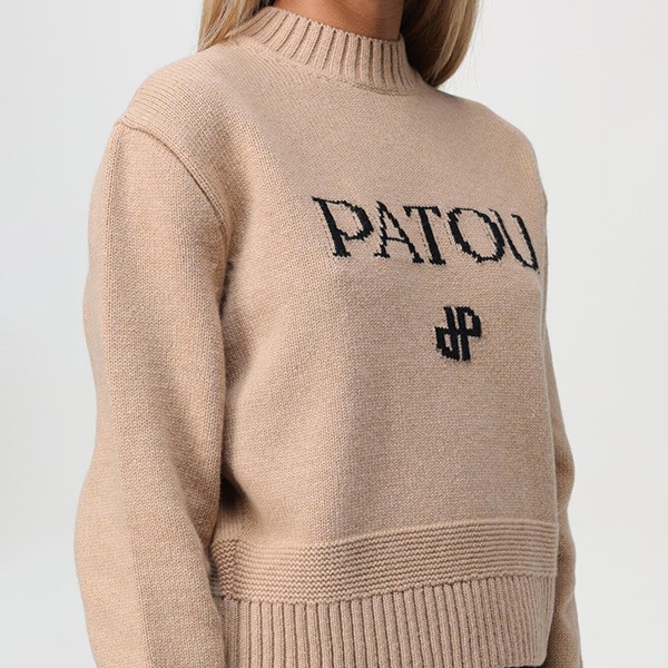 PATOU 偽物 ウール&カシミア ロゴセーター 2色 pa00001-スーパーコピー