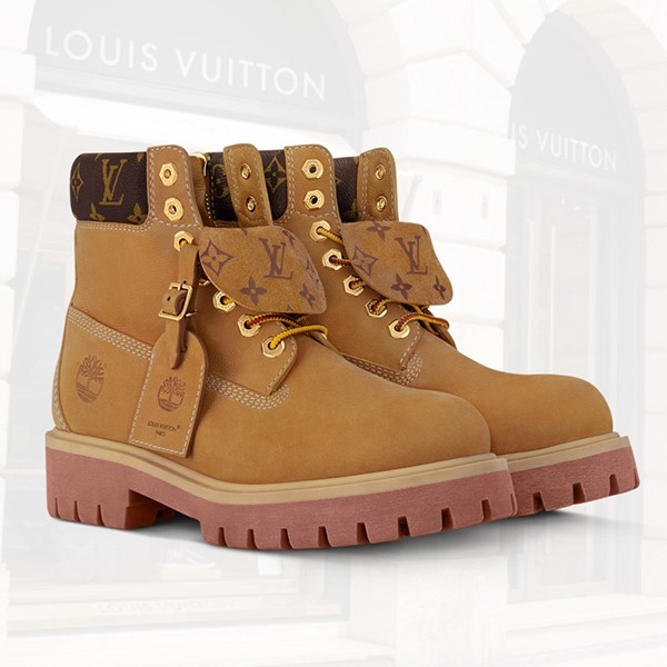 ルイヴィトン LV x Timberland コピー アンクルブーツ モノグラム 2色
