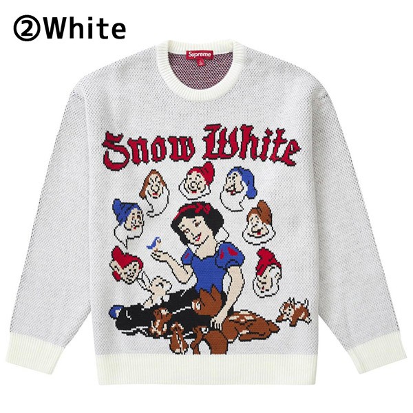 送料無料シュプリーム 偽物☆Snow White Sweater スノーホワイト 