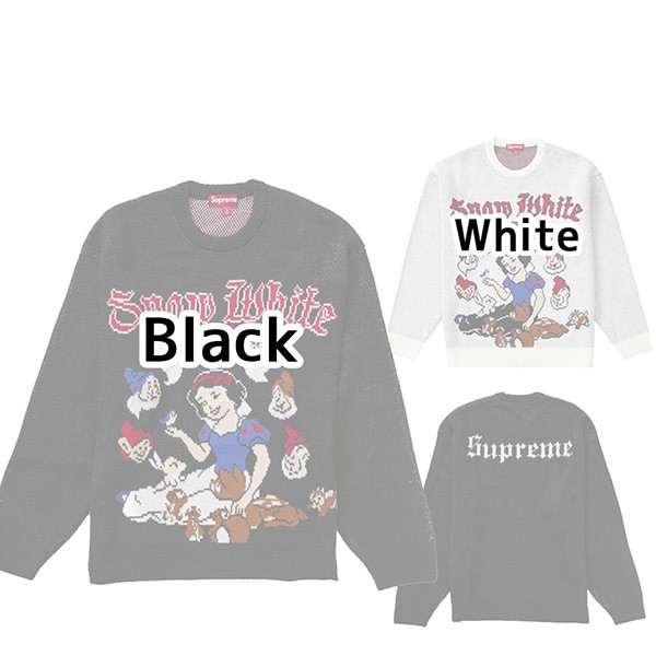 送料無料シュプリーム 偽物☆Snow White Sweater スノーホワイト