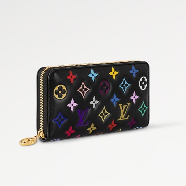 新デザインルイヴィトン LV × TM 村上隆 コピー ジッピー・ウォレット
