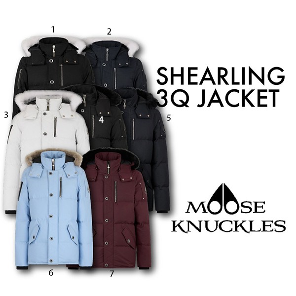 ムースナックルズ☆3Q JACKET ダウンジャケット スーパーコピー 7色