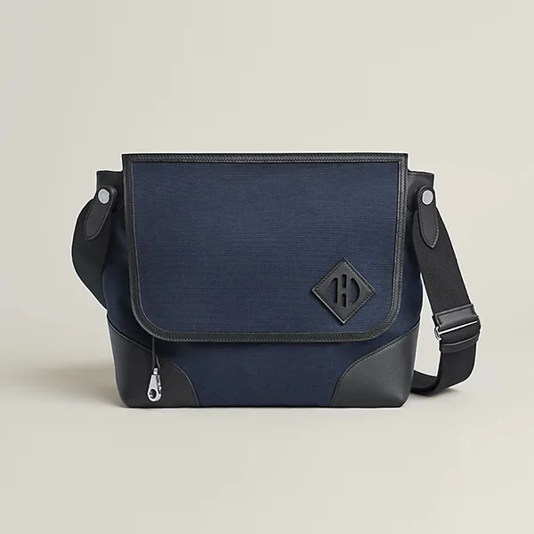【極美品】エルメス　Allback メッセンジャーバッグ　ネイビー 希少☆エルメス コピー商品 メッセンジャーバッグ オールバック