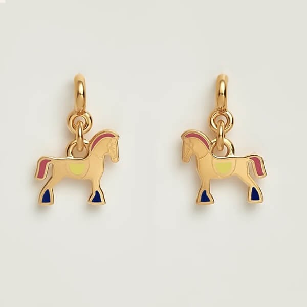 ポニーピアス 馬 ピアス ハッピーカムカム ポニー ピアス ete エテ