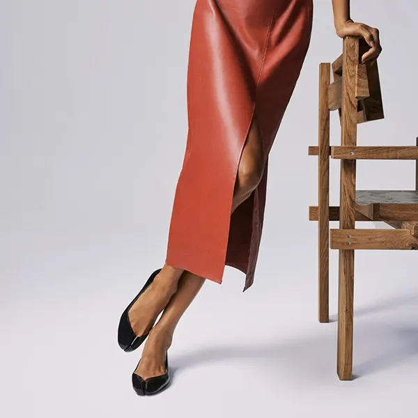 注目コラボ《マルジェラxルブタン 偽物》Marlougiela tabi フラット