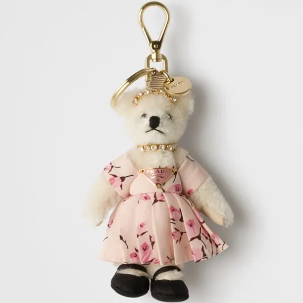 プラダ コピー メタルリング付 Teddy バッグチャーム