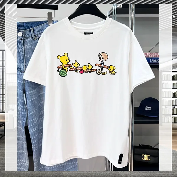 フェンディ Tシャツ スーパーコピー N級品専門店｜FENDI 偽物と見分け