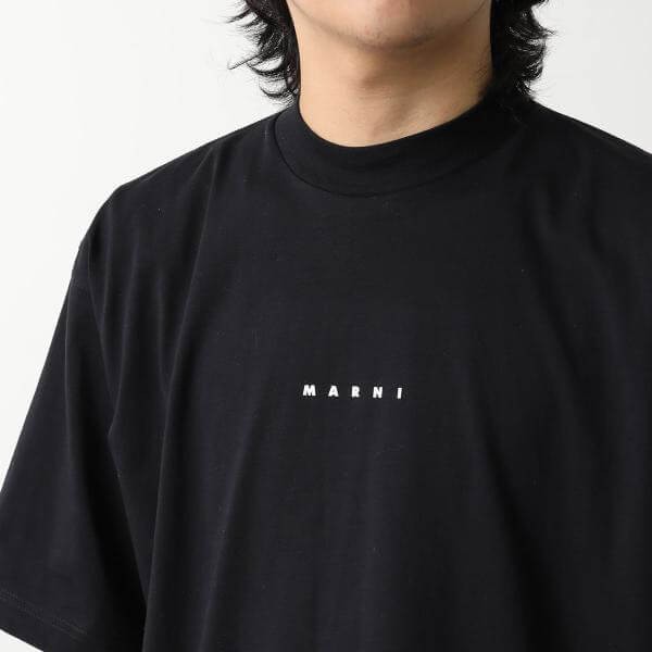 マルニ スーパーコピー MARNI CHEST MINI ロゴ コットンTシャツ