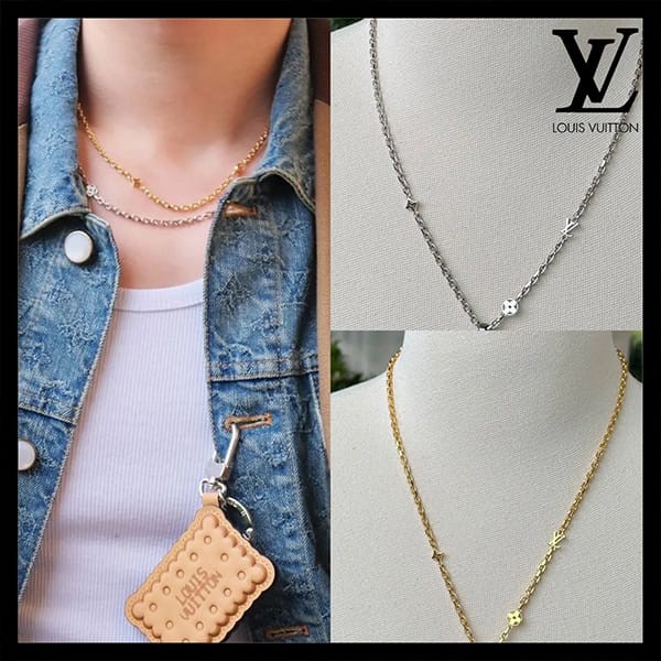 ルイヴィトン】チェーン・LV ユアーズ 偽物 ネックレス シンプル