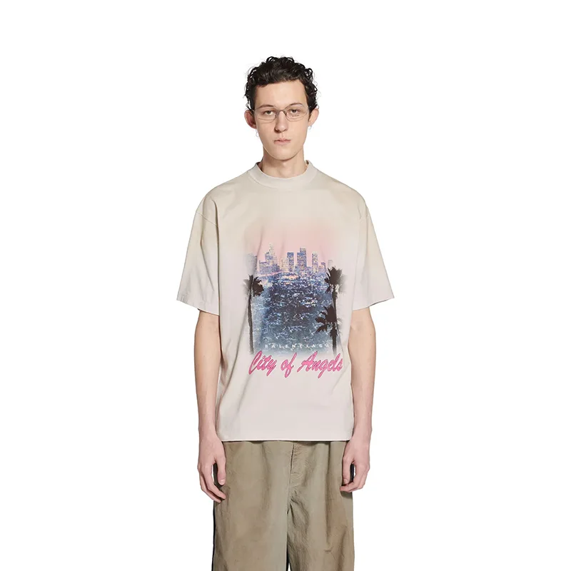 バレンシアガ CITY OF ANGELS Tシャツ ミディアム フィット パロディ 2