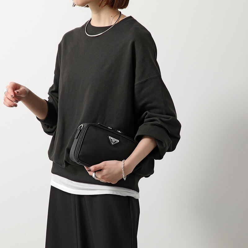 プラダ スーパーコピー ショルダーバッグ Re-Nylon xサフィアーノ