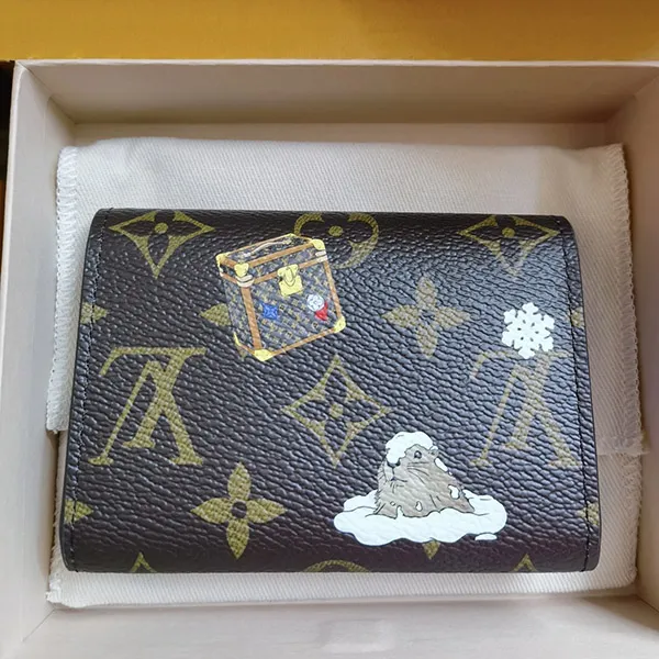 ホリデー限定！】ルイヴィトン コピー☆ポルトモネ・ロザリ ミニ財布