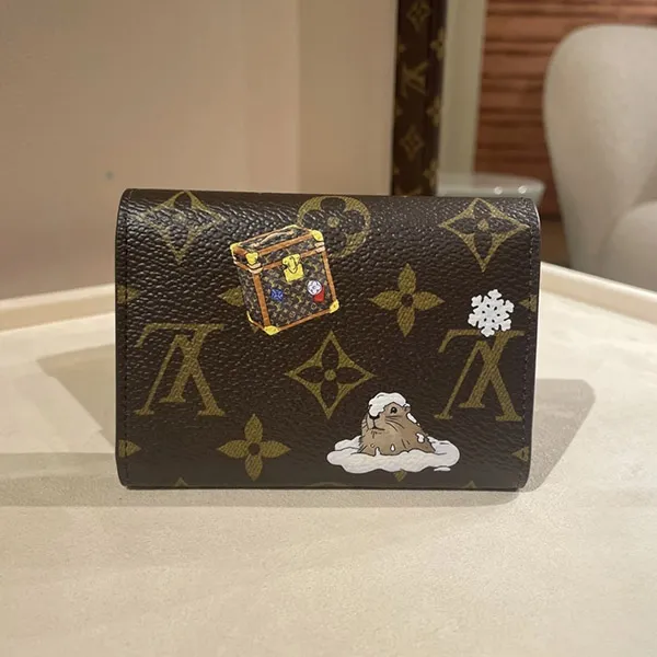ヴィトンお財布 ホリデー限定！】ルイヴィトン コピー☆ポルトモネ・ロザリ ミニ財布