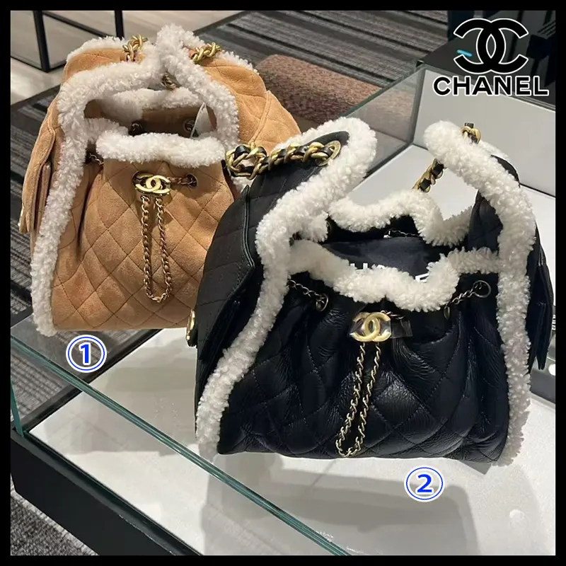 hacopyおすすめシャネル 25 スモールバッグ もこもこボア 並行輸入品 2