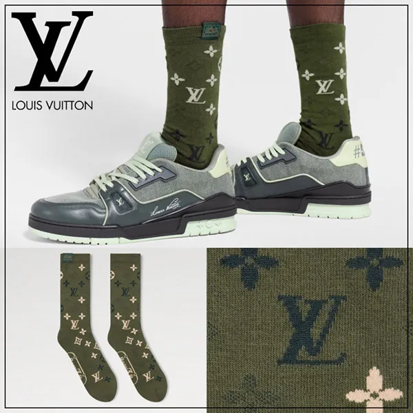 靴下までかっこよく☆》ルイヴィトン スーパーコピー LV ソックス