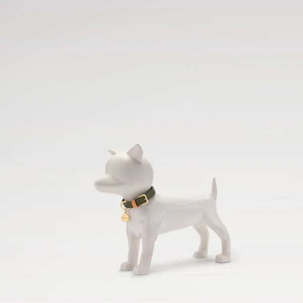 個性ヒカル☆】ルイヴィトン 偽物 LV ドッグ カラー XS（首輪：小型犬