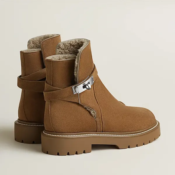 エルメス Bottines Jeff ジェフアンクルブーツ H252122Z-スーパー