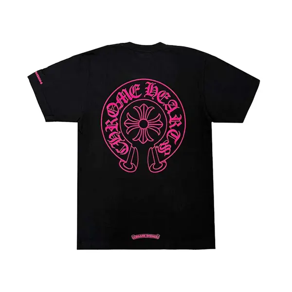クロムハーツ CH ピンク ホースシュー Tシャツ w26030601-スーパー