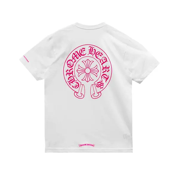 SANBO　新品未使用　希少クロムハーツ ピンク ホースシュー Tシャツ クロムハーツ CH ピンク ホースシュー Tシャツ w26030601-スーパー