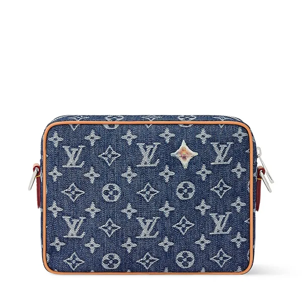 ルイヴィトン*LV*Nil フローラル コピー モノグラム デニム ショルダー