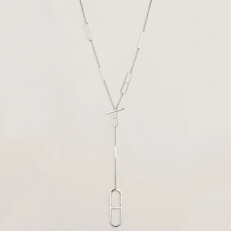 エルメス エヴァー シェーヌダンクル ロングネックレス H116205B 00