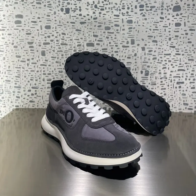 ディオール Squash ロゴ入り スニーカー 4色 3SN364AAZ-スーパーコピー