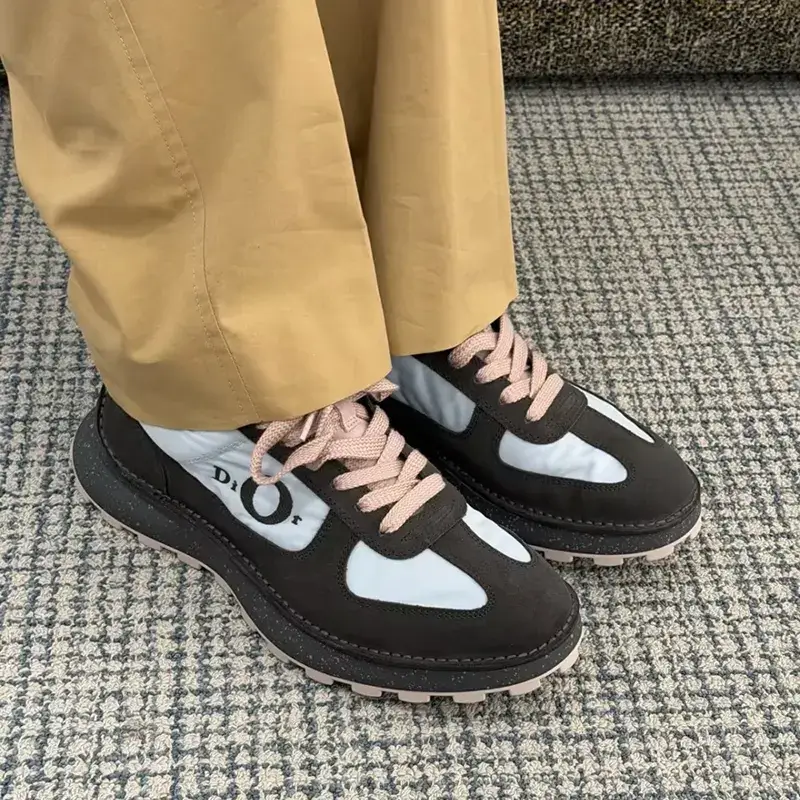 ディオール Squash ロゴ入り スニーカー 4色 3SN364AAZ-スーパーコピー
