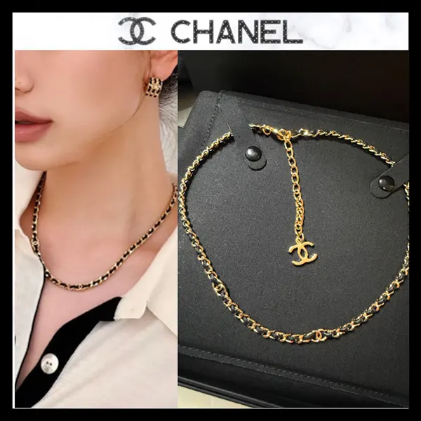 先取り！シャネル レザーチェーンネックレス ABH129 B23469-スーパー