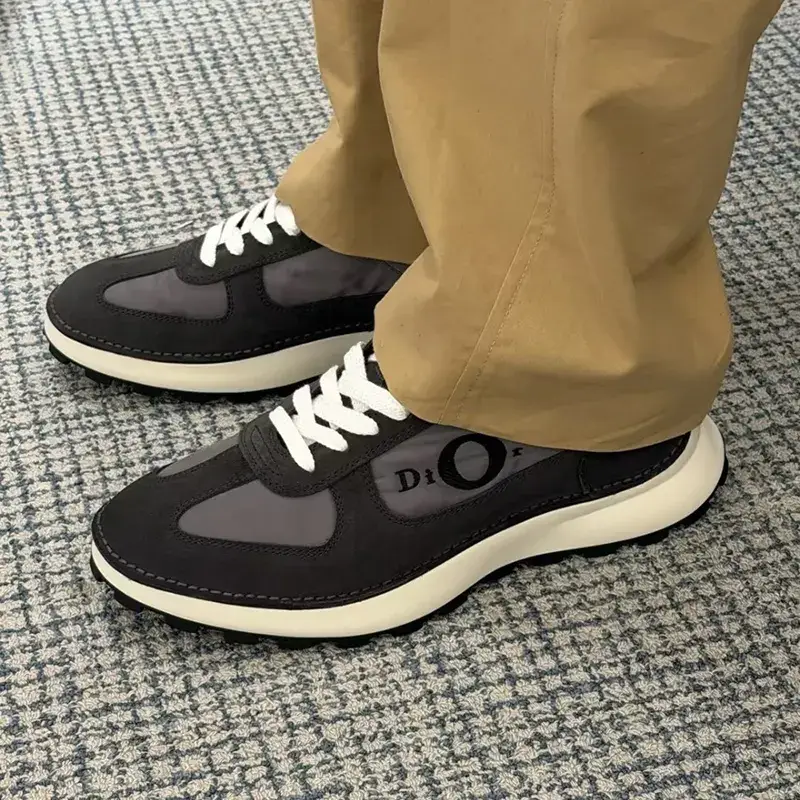 ディオール Squash ロゴ入り スニーカー 4色 3SN364AAZ-スーパーコピー