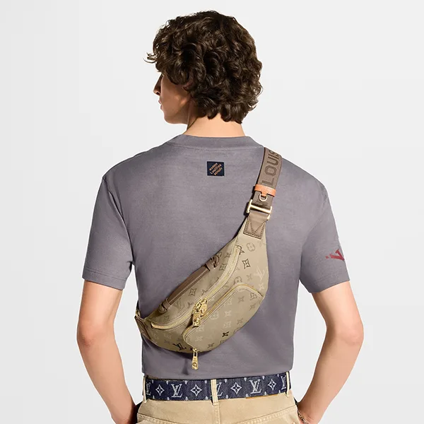 ルイヴィトン LV Rush Bumbag ショルダーバッグ サンドベージュ M29274