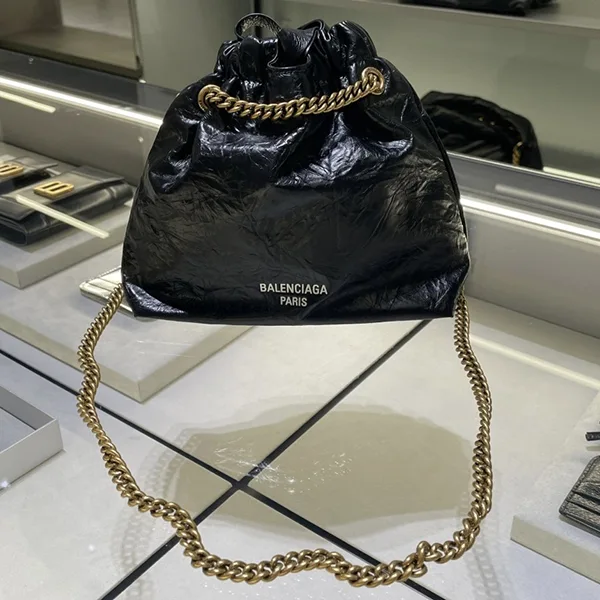 バレンシアガ☆ Crush XS チェーン 2WAY トートバッグ 781796 2AAZS