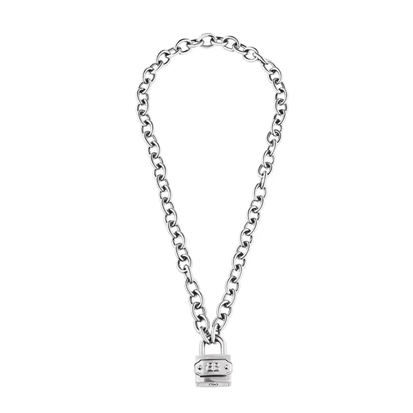 バレンシアガ】BB PADLOCK パドロック ロゴ チェーン ネックレス