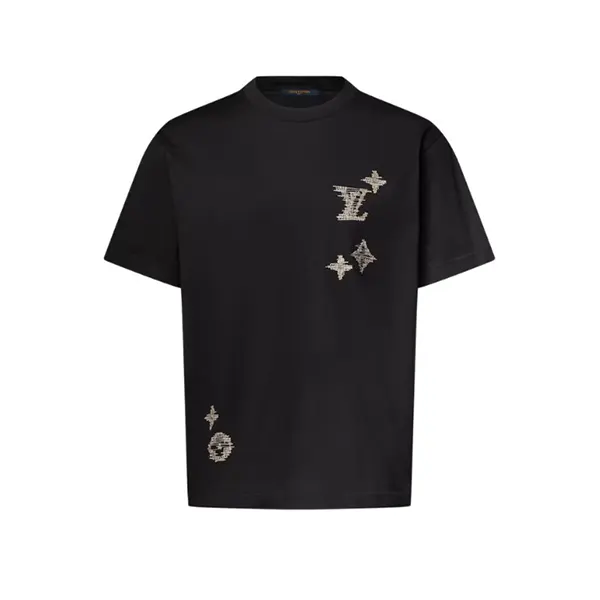 ルイヴィトン エンブロイダリーシグネチャーTシャツ 1AK7FX-スーパー