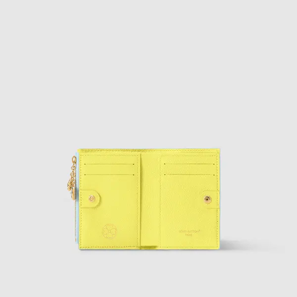 ルイヴィトン ポルトフォイユリサ コピー ミニ財布 水色 M28049