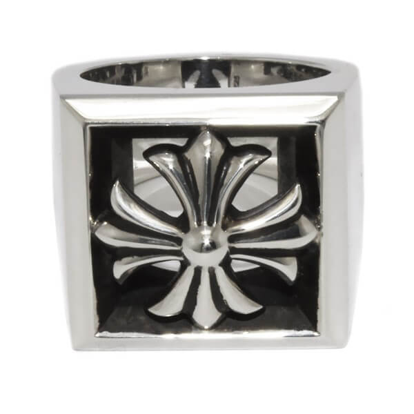 クロムハーツ LETTER BLOCK RING CH PLUS レターブロックリング CH