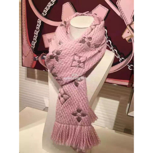 人気商品】特別セール ルイヴィトンマフラー コピー ピンク ロゴマニア